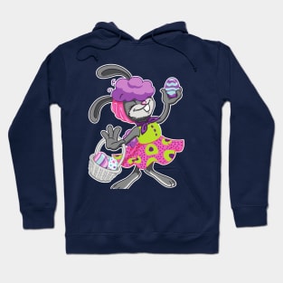 Funny Easter Eggs-bunny easter Hoodie